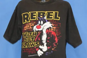 90s Sylvester Rebel Without Claws Cartoon t-shirt Extra Large
