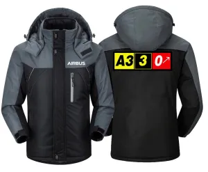 Airbus A330 Winter Coat - Water-Resistant Slim Fit with Utility Pockets, Ideal for Heavy Snow