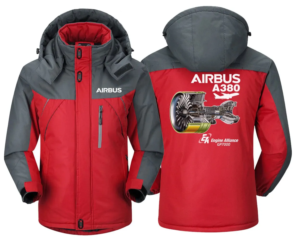 AIRBUS A380 GP 7000 WINTER COAT | WATER-RESISTANT, WIND & SNOW RESISTANT DESIGN