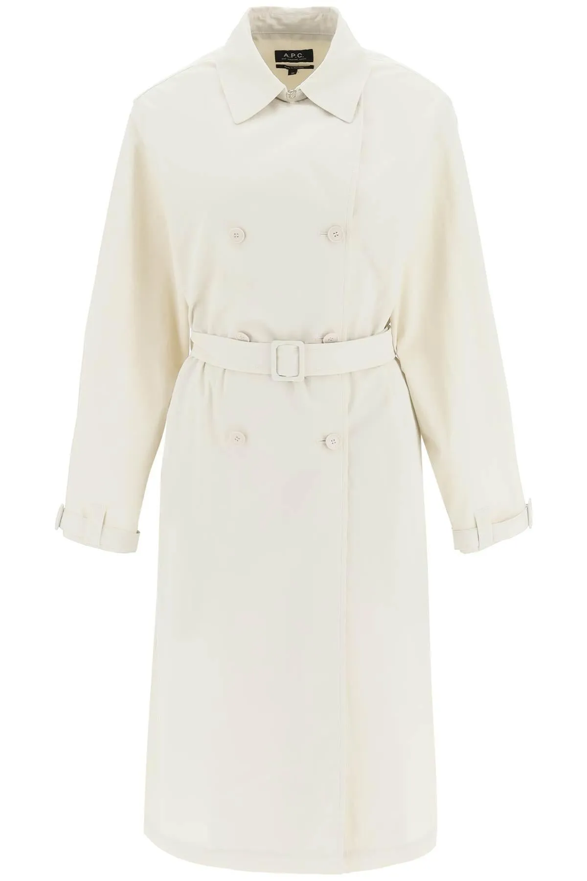 A.P.C. 'Irene' Double Breasted Trench Coat