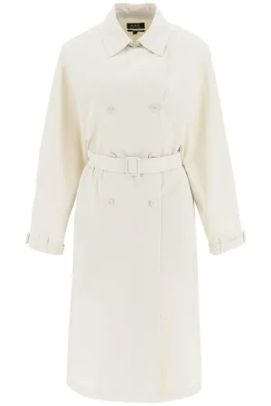 A.P.C. 'Irene' Double Breasted Trench Coat
