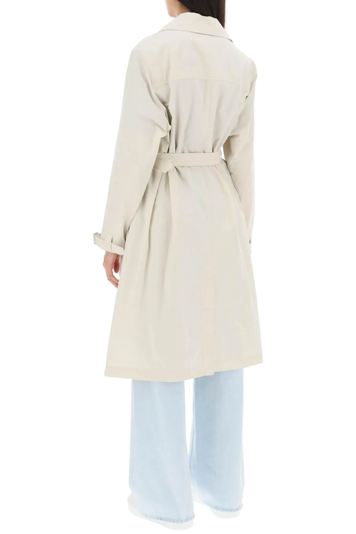 A.P.C. 'Irene' Double Breasted Trench Coat