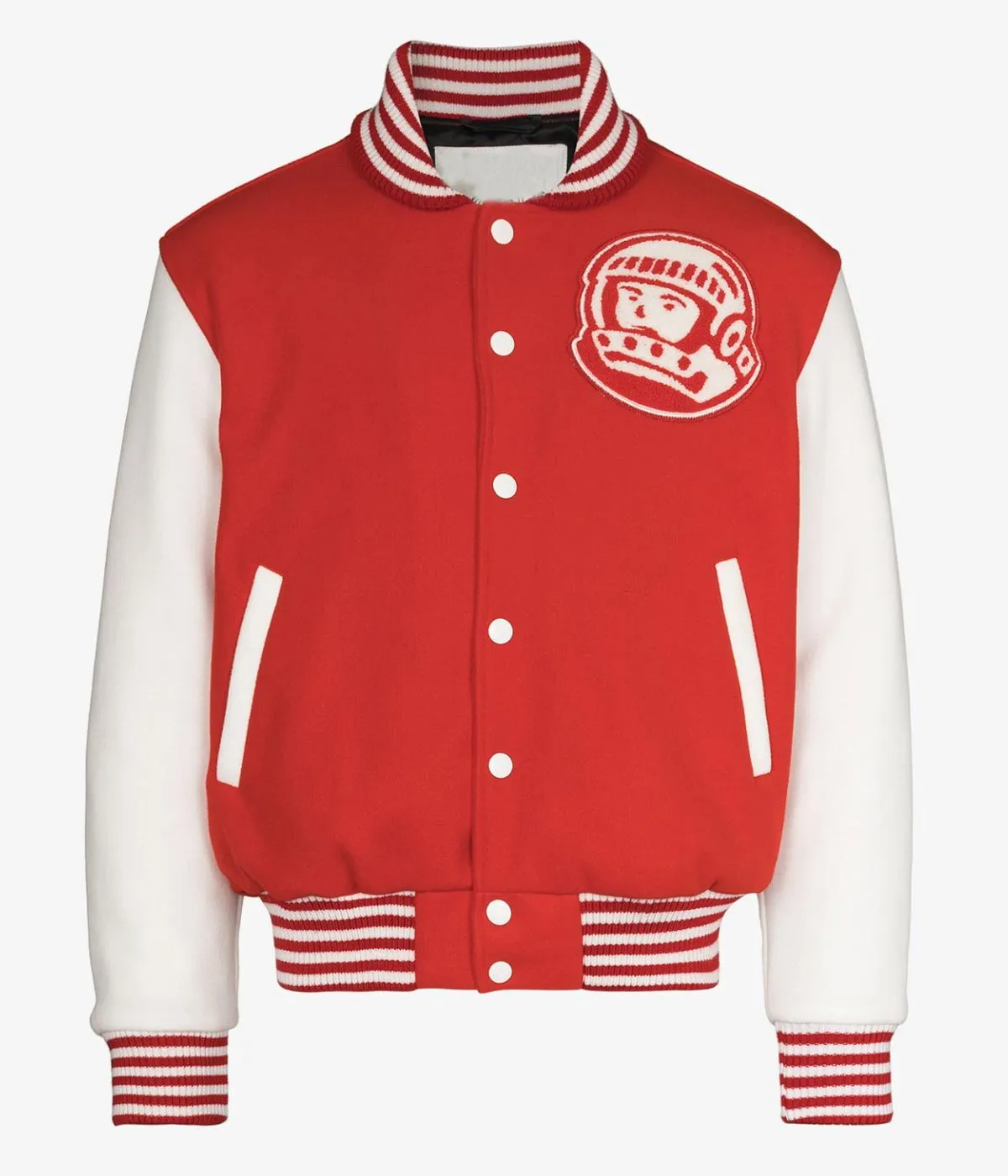 BBC Varsity Red and White Jacket
