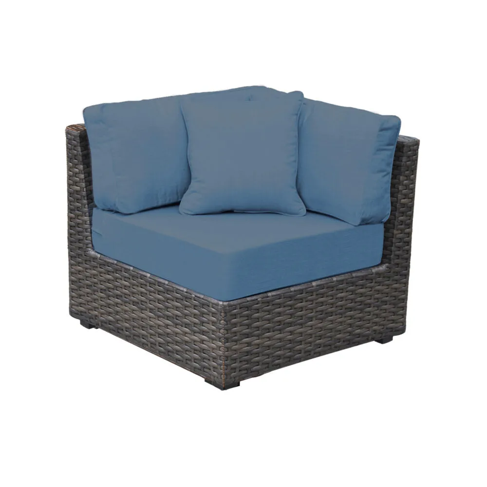 Bellanova Wicker 8 Piece Wicker Sectional Set