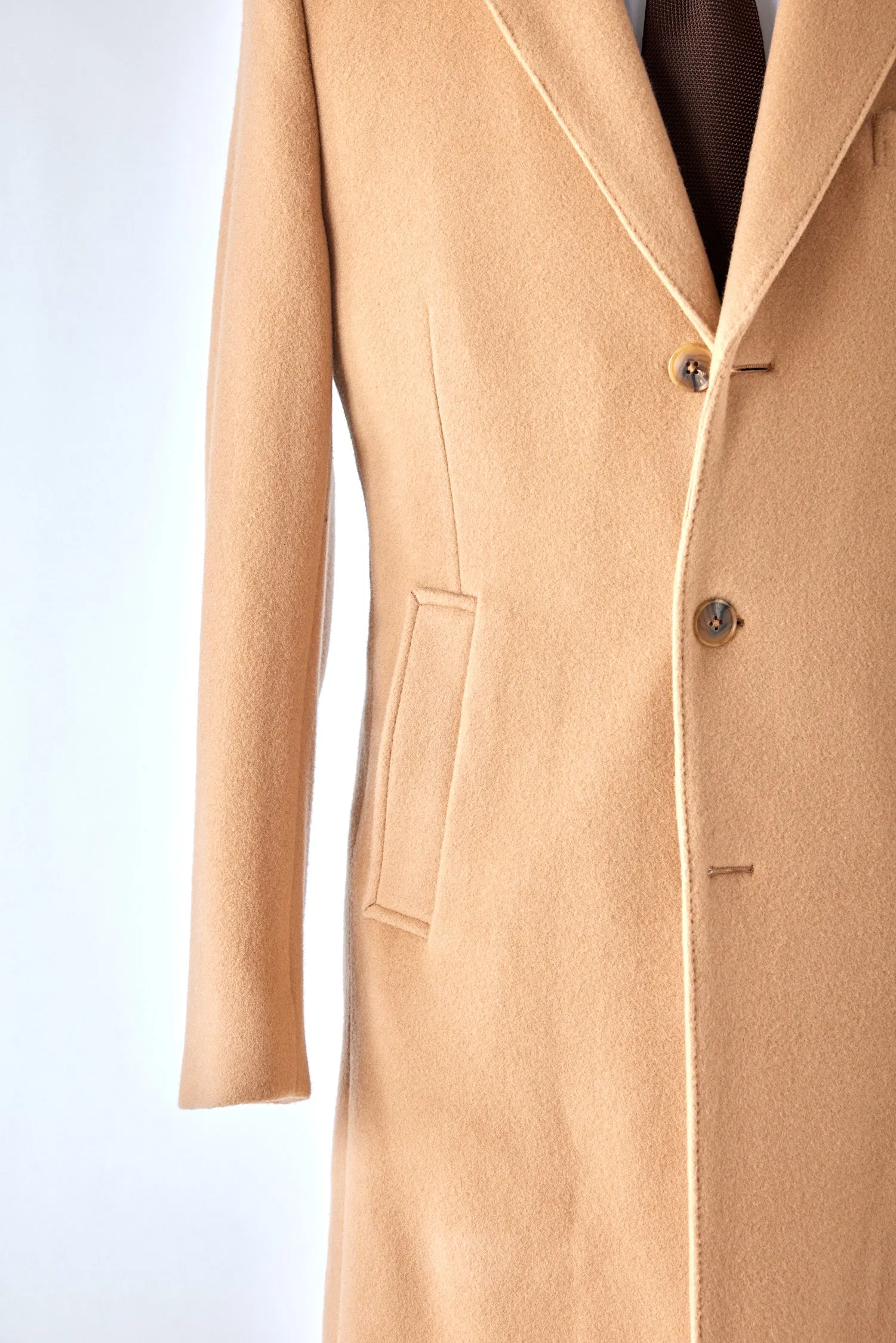 Camel Wool Overcoat