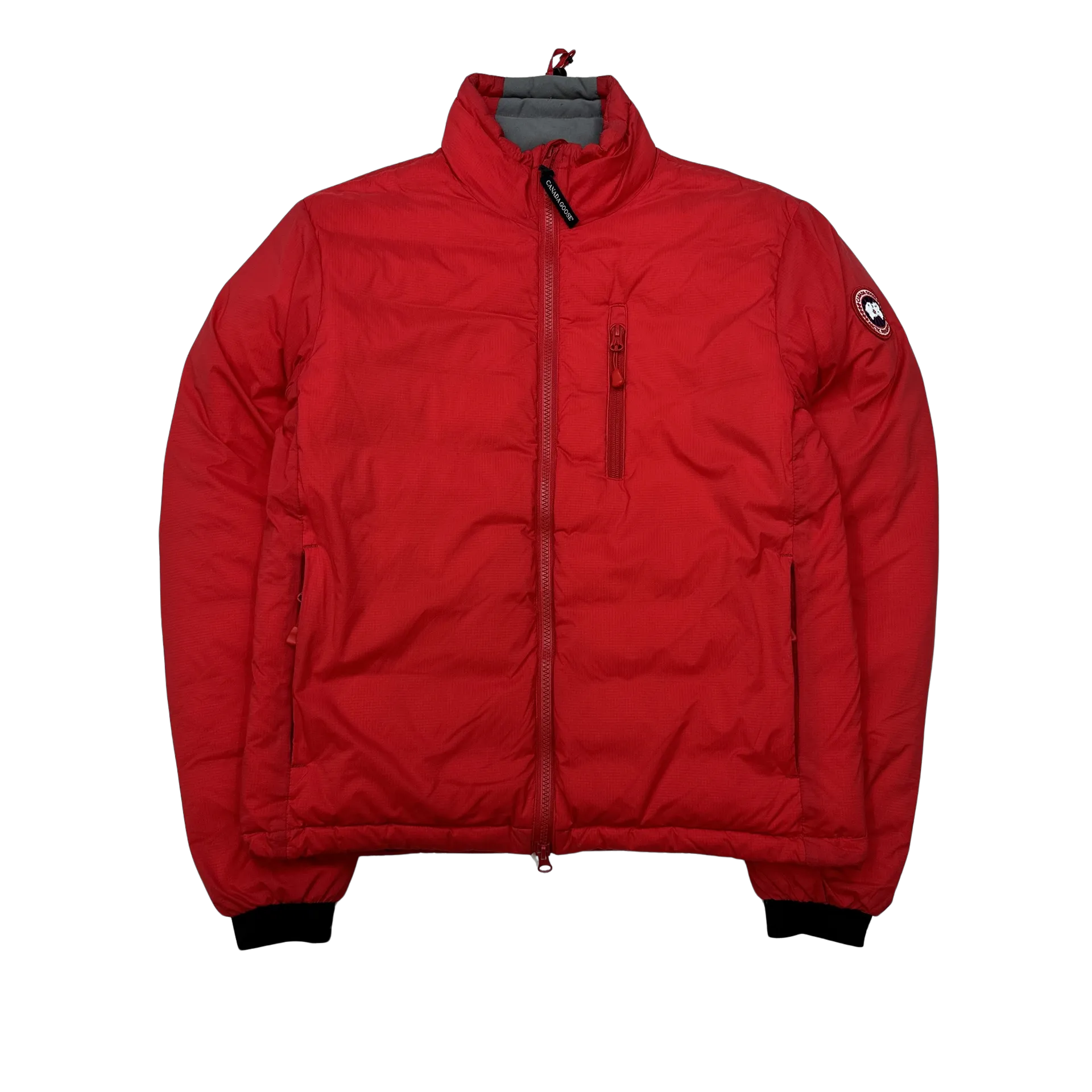 Canada Goose Red Zipped Down Filled Jacket - XS