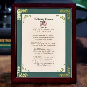 Celtic Military Framed Prayer