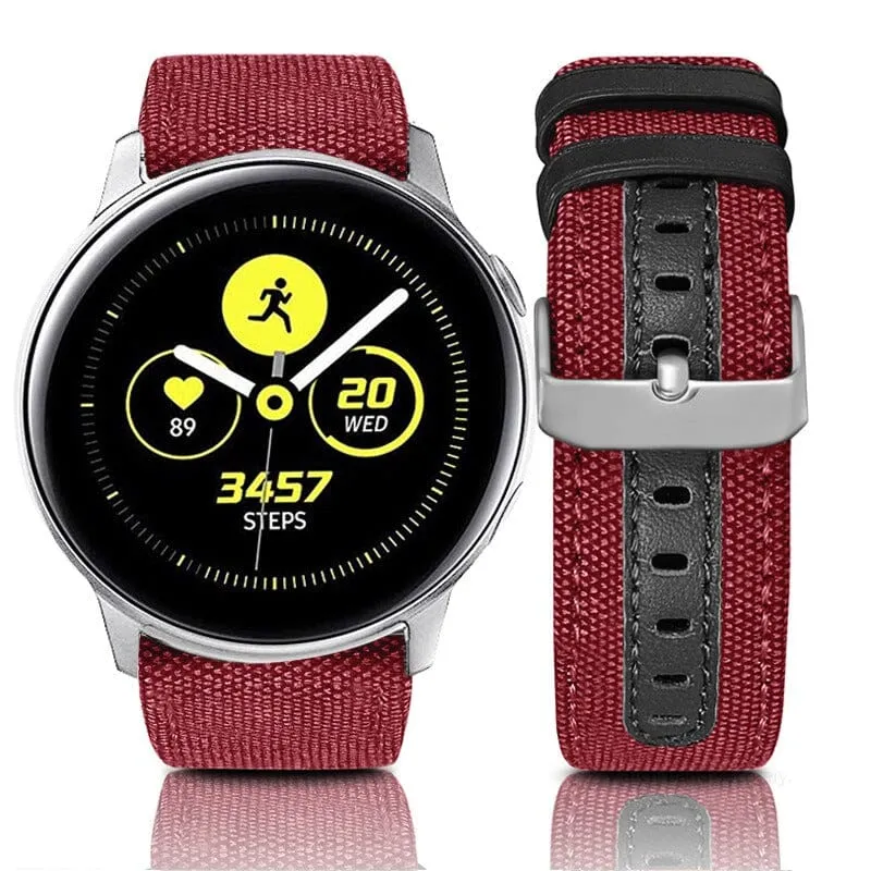 Denim & Leather Watch Straps Compatible with the Swiss Military 22mm Range