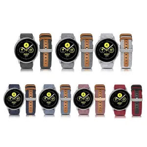 Denim & Leather Watch Straps Compatible with the Swiss Military 22mm Range