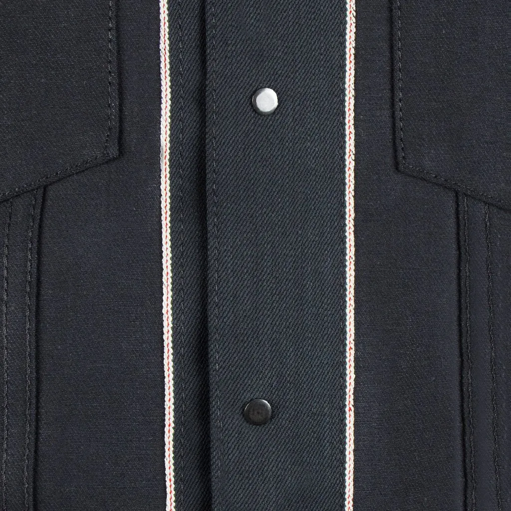 Denim Jacket - Solid Black Selvedge