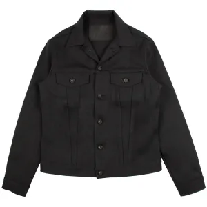 Denim Jacket - Solid Black Selvedge
