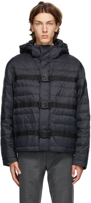 Fendi Black Down Puffer Jacket
