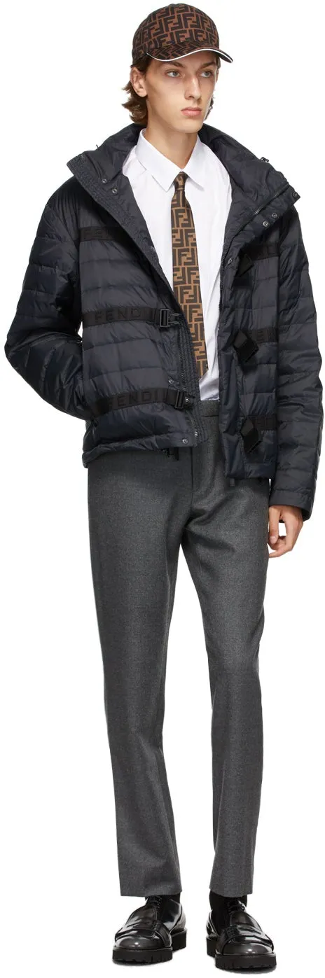Fendi Black Down Puffer Jacket