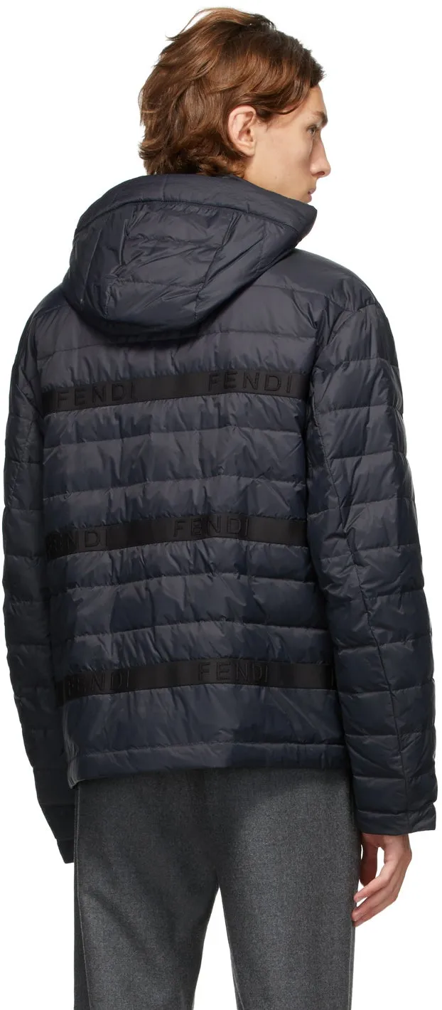 Fendi Black Down Puffer Jacket
