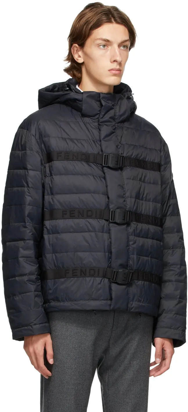 Fendi Black Down Puffer Jacket