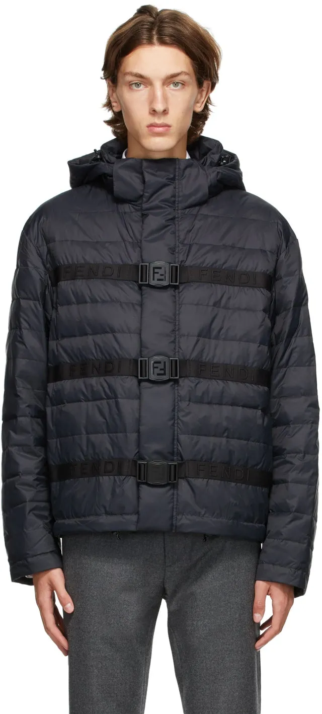 Fendi Black Down Puffer Jacket