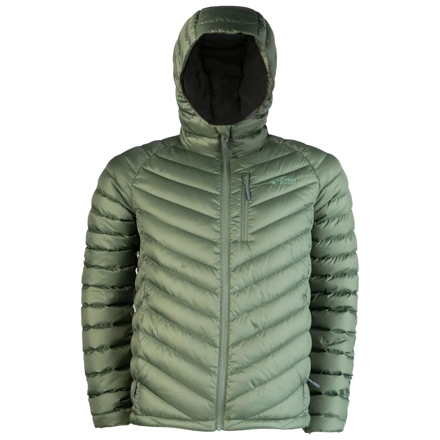 First Ascent Men's Transit Down Hooded Jacket