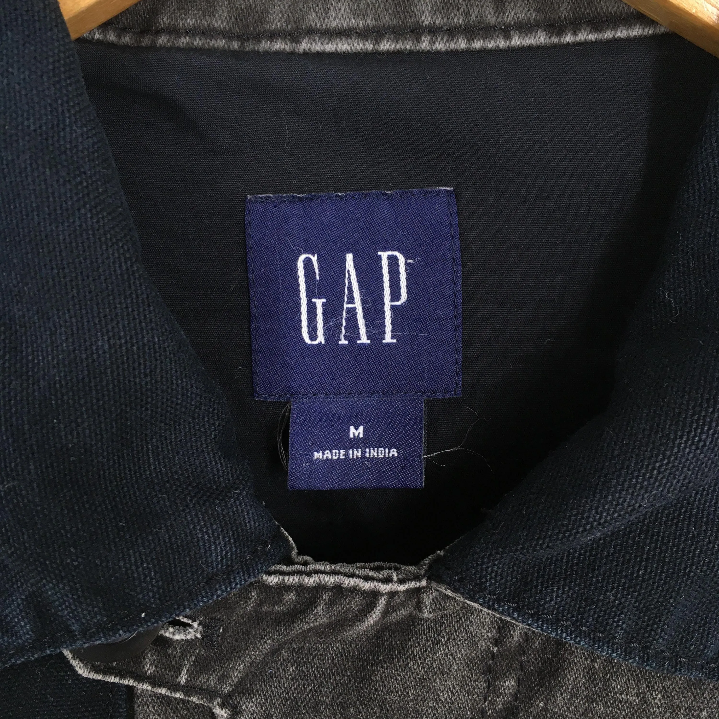 Gap Denim Chore Black Jacket Medium