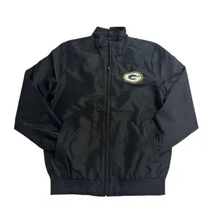 Green Bay Packers Zip Windbreaker with Left Chest Team Logo