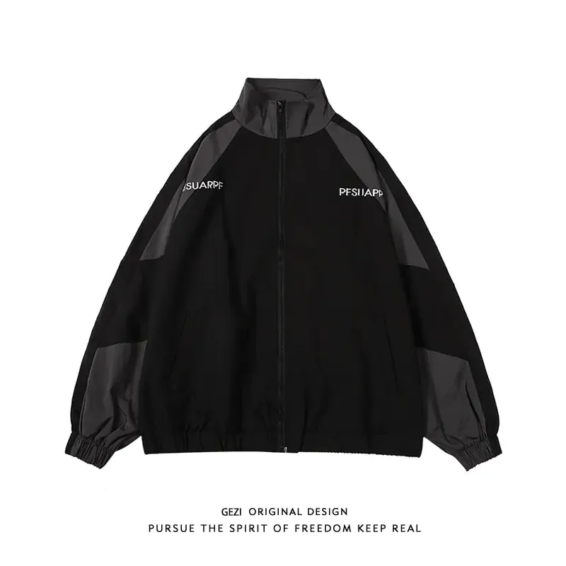 Hip Hop Varsity Jacket Men