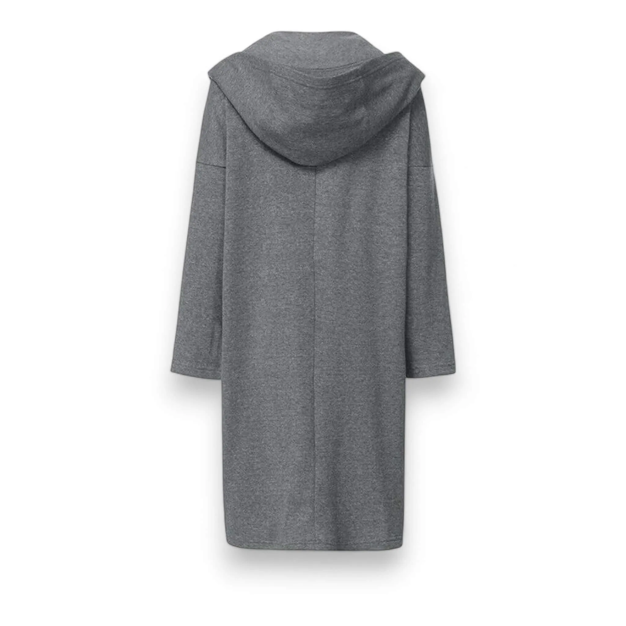 Hooded Long Lightweight Dual Zip Up Jacket