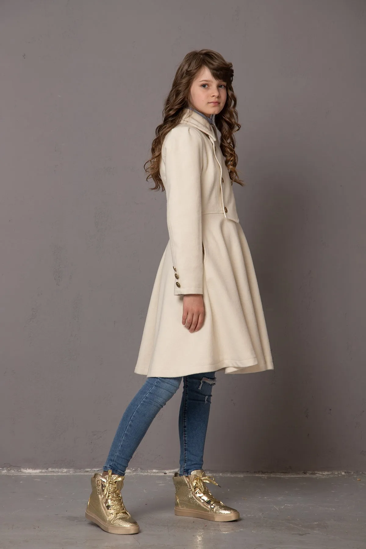 IVORY SKATING COAT