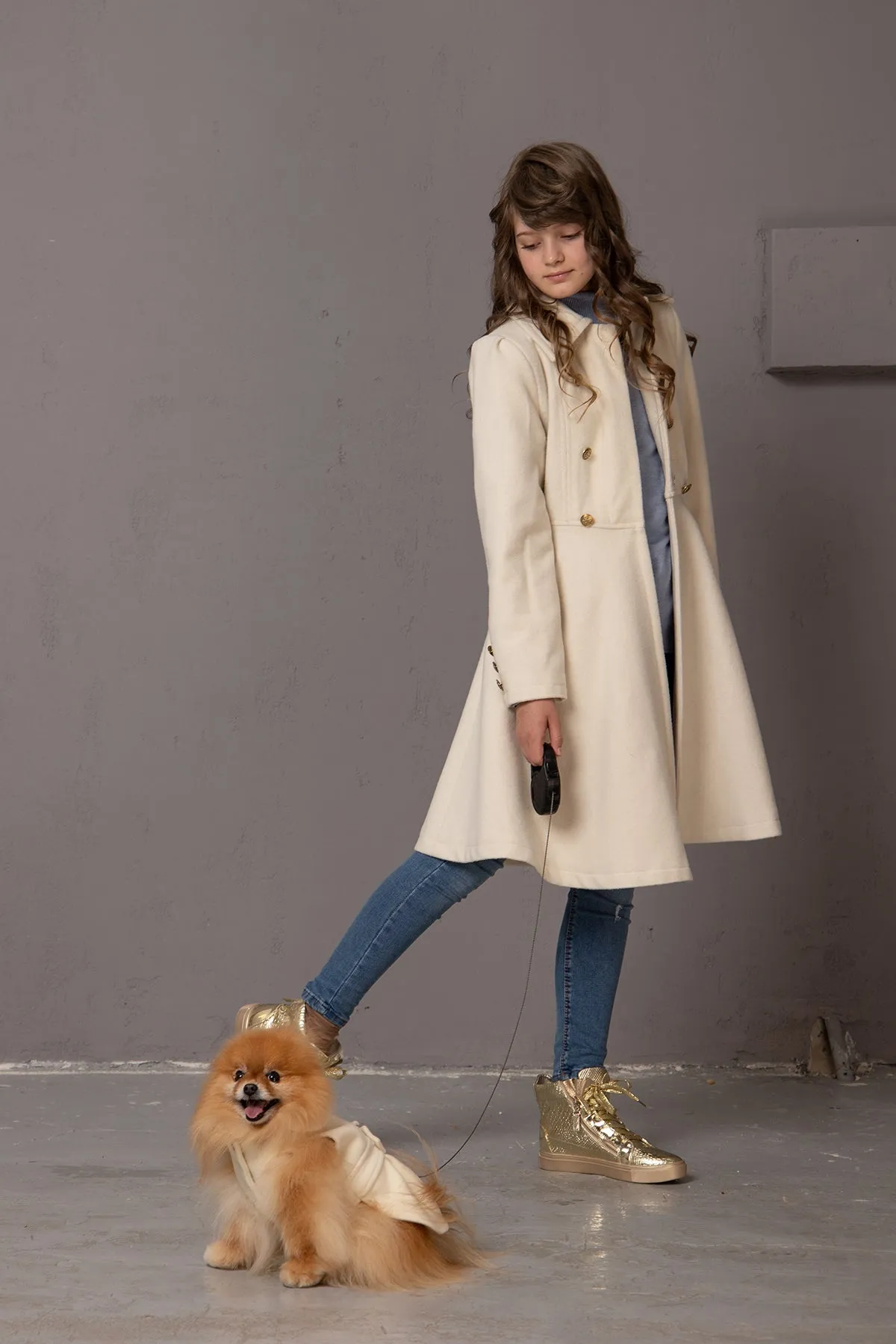 IVORY SKATING COAT