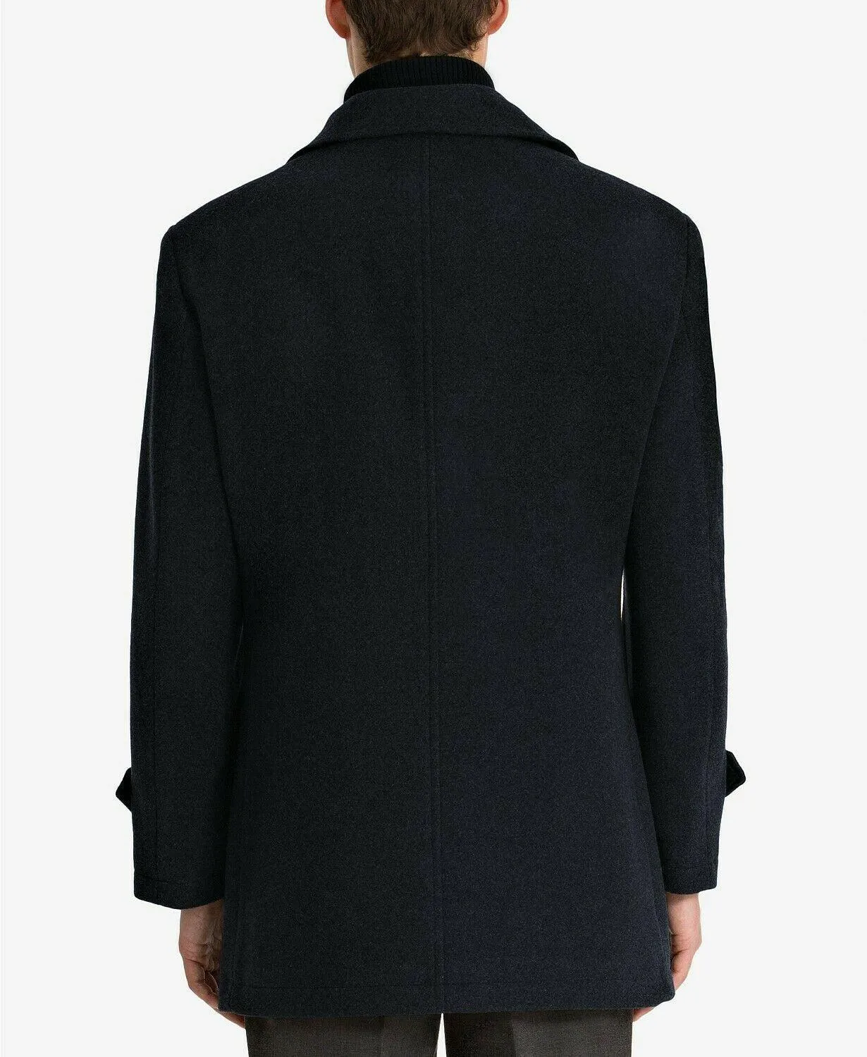 Lauren Ralph Lauren Mens Classic fit Peacoat Coat 46 L Blue