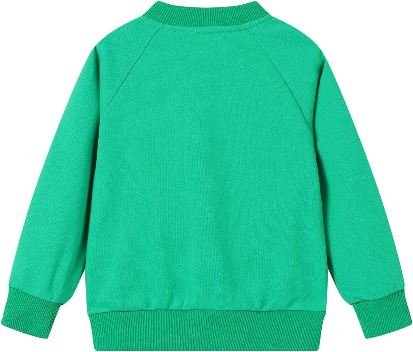 LittleSpring Neutral Boys Girls Bomber Jackets Zip Up Cotton Casual Varsity Jacket