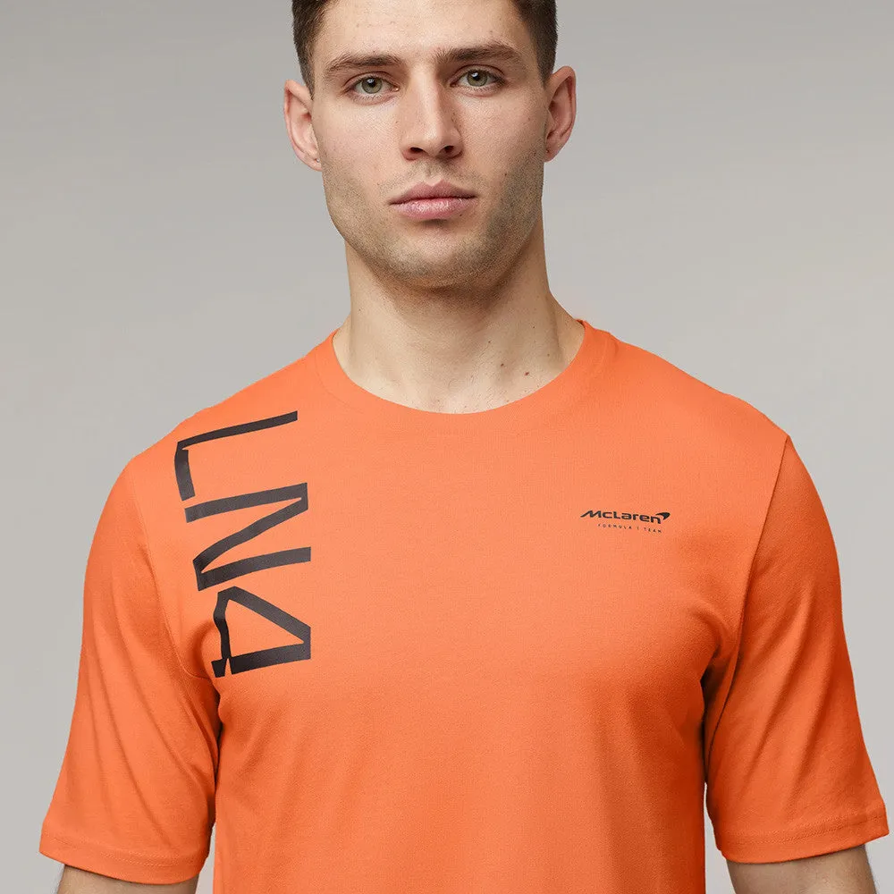 McLaren T-Shirt, Lando Norris #4, Orange, 2022
