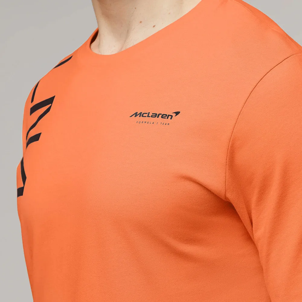 McLaren T-Shirt, Lando Norris #4, Orange, 2022