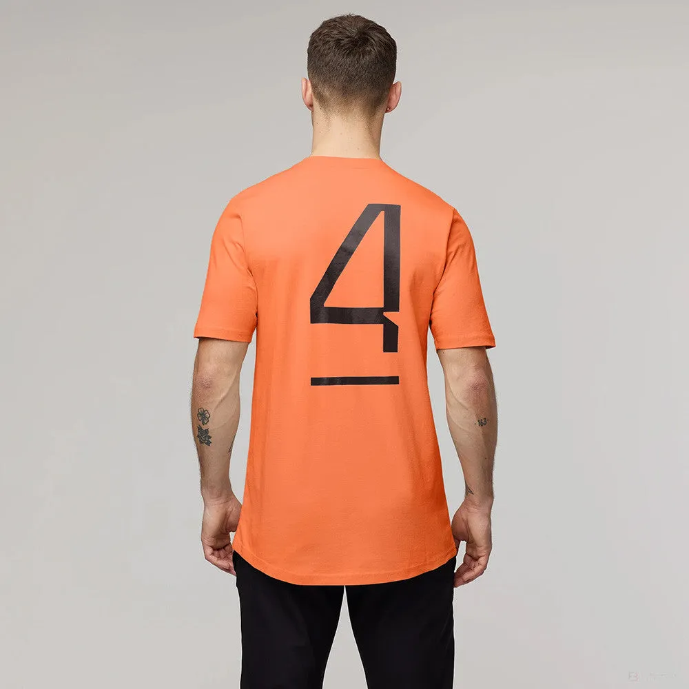 McLaren T-Shirt, Lando Norris #4, Orange, 2022