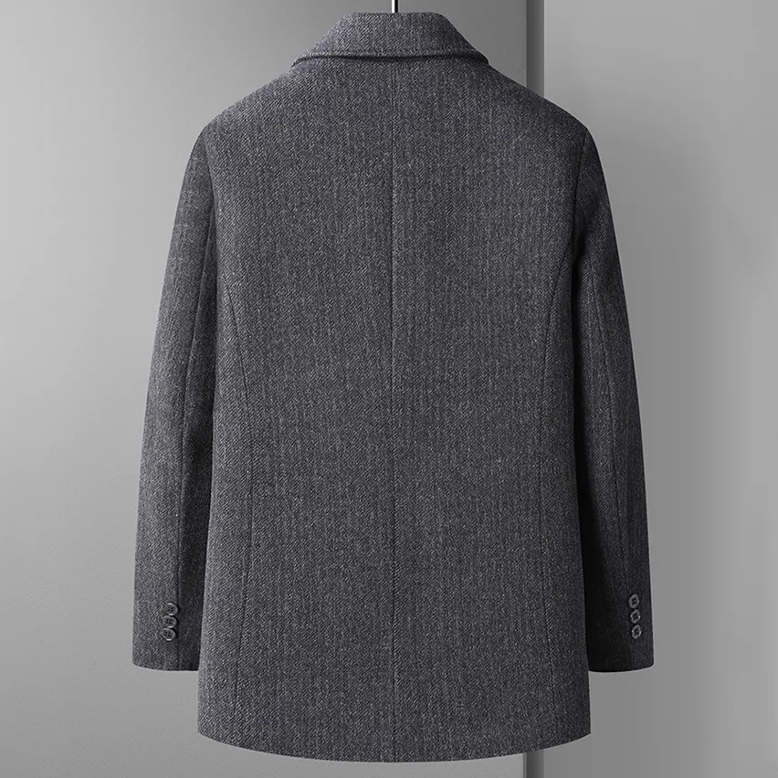 Milano-Calou Luxurious Wool Overcoat