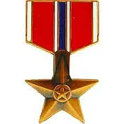 Mini Medal Pin- Bronze Star