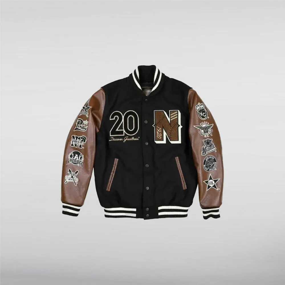 Negro Baseball Varsity Jacket