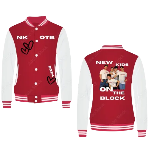 NKOTB VARSITY JACKET FOR WOMEN