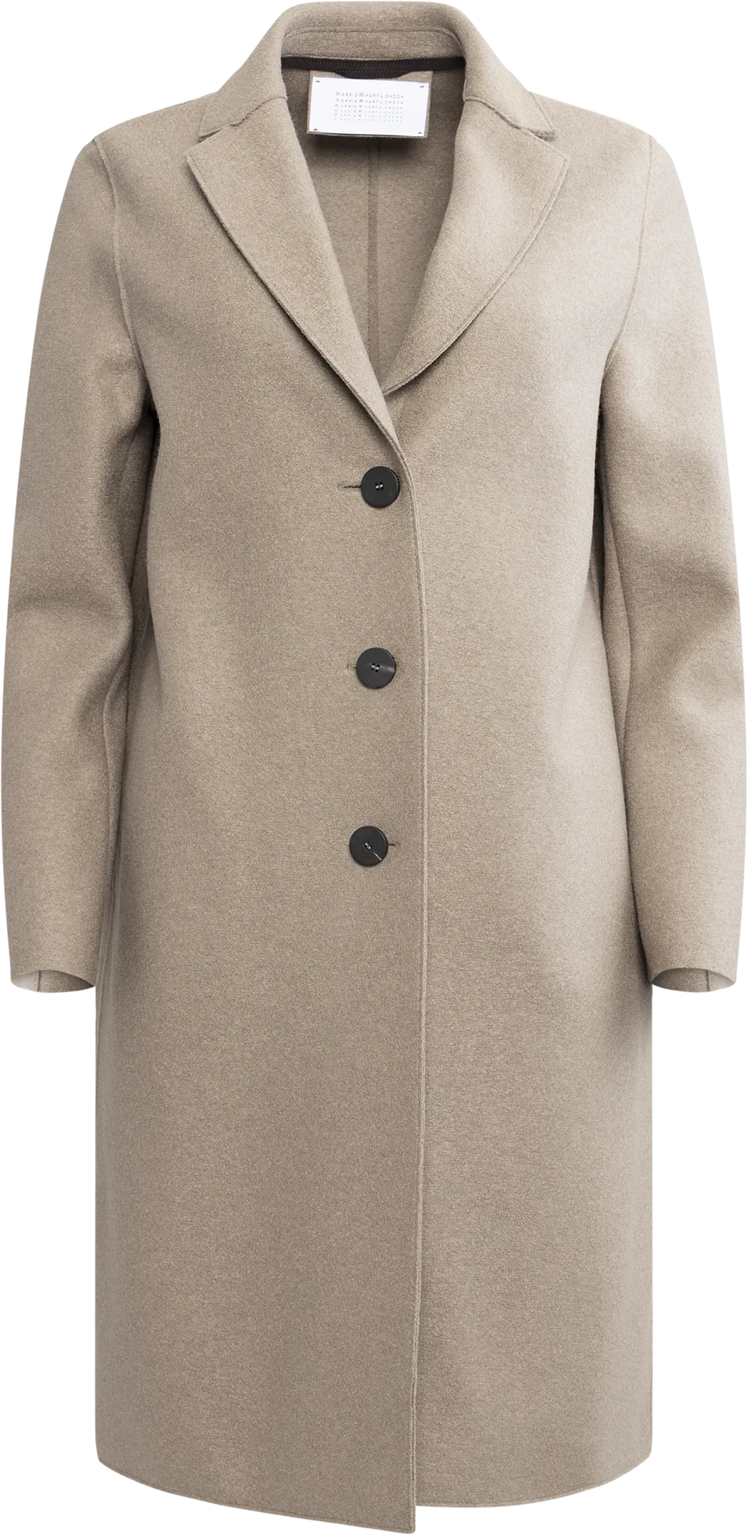 Overcoat Pressed Wool - Taupe