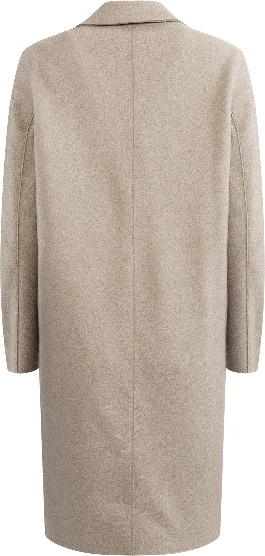 Overcoat Pressed Wool - Taupe