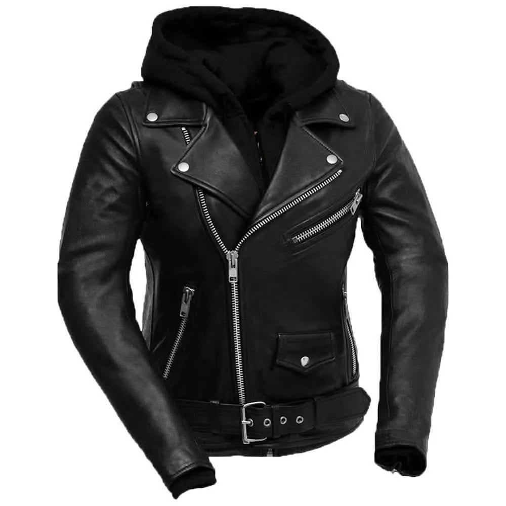 Oxford Rebel - Women's Premium Leather Biker Jacket