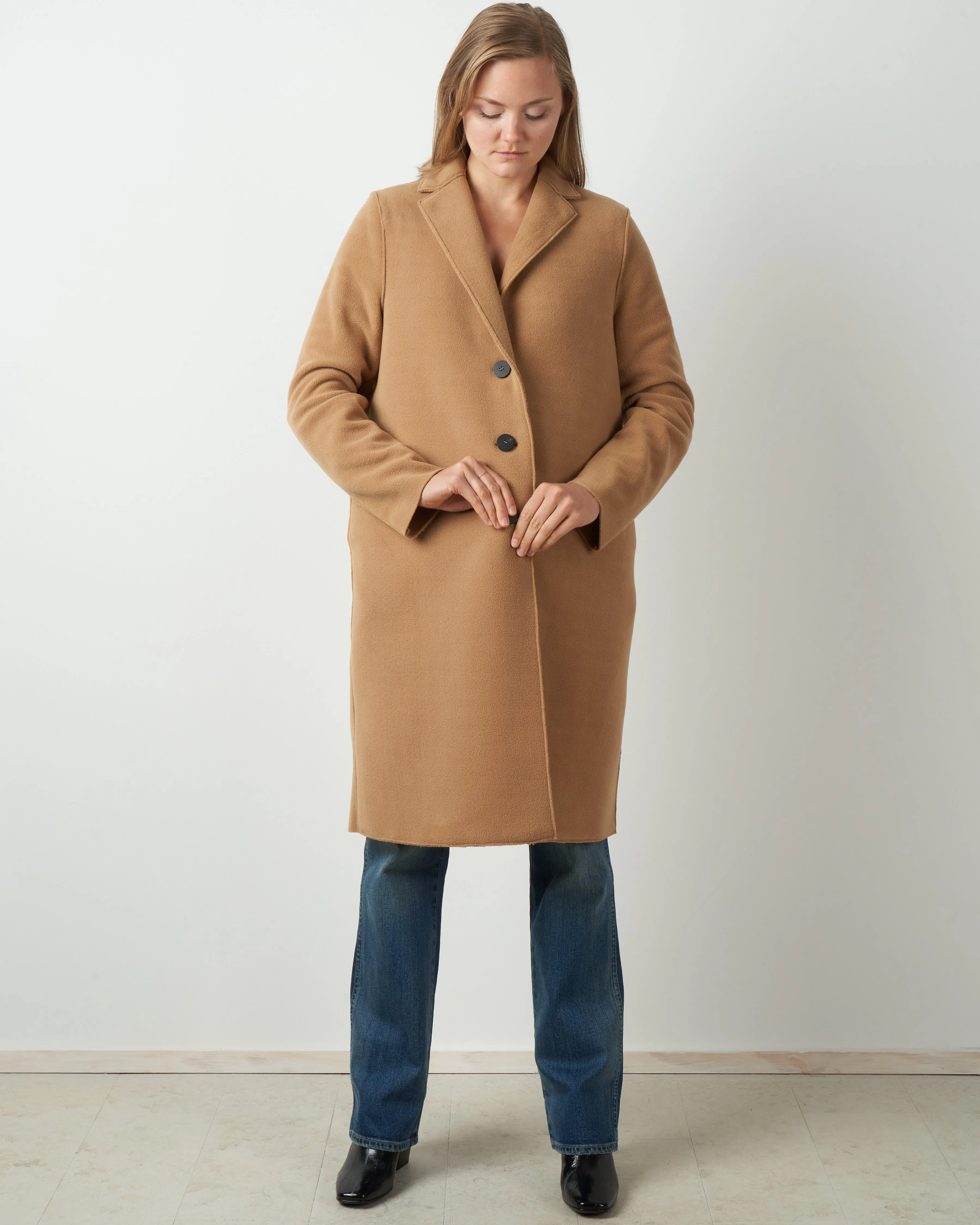 polaire overcoat - tan