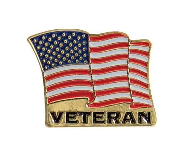 Rothco Veteran US Flag Pin