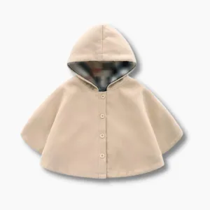 Toddler Girls Hooded Cape Coat