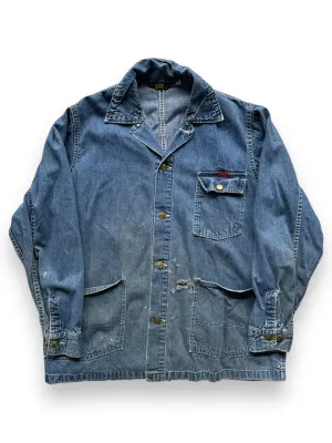 Vintage Big Smith 3 Pocket Denim Chore Coat SZ XL