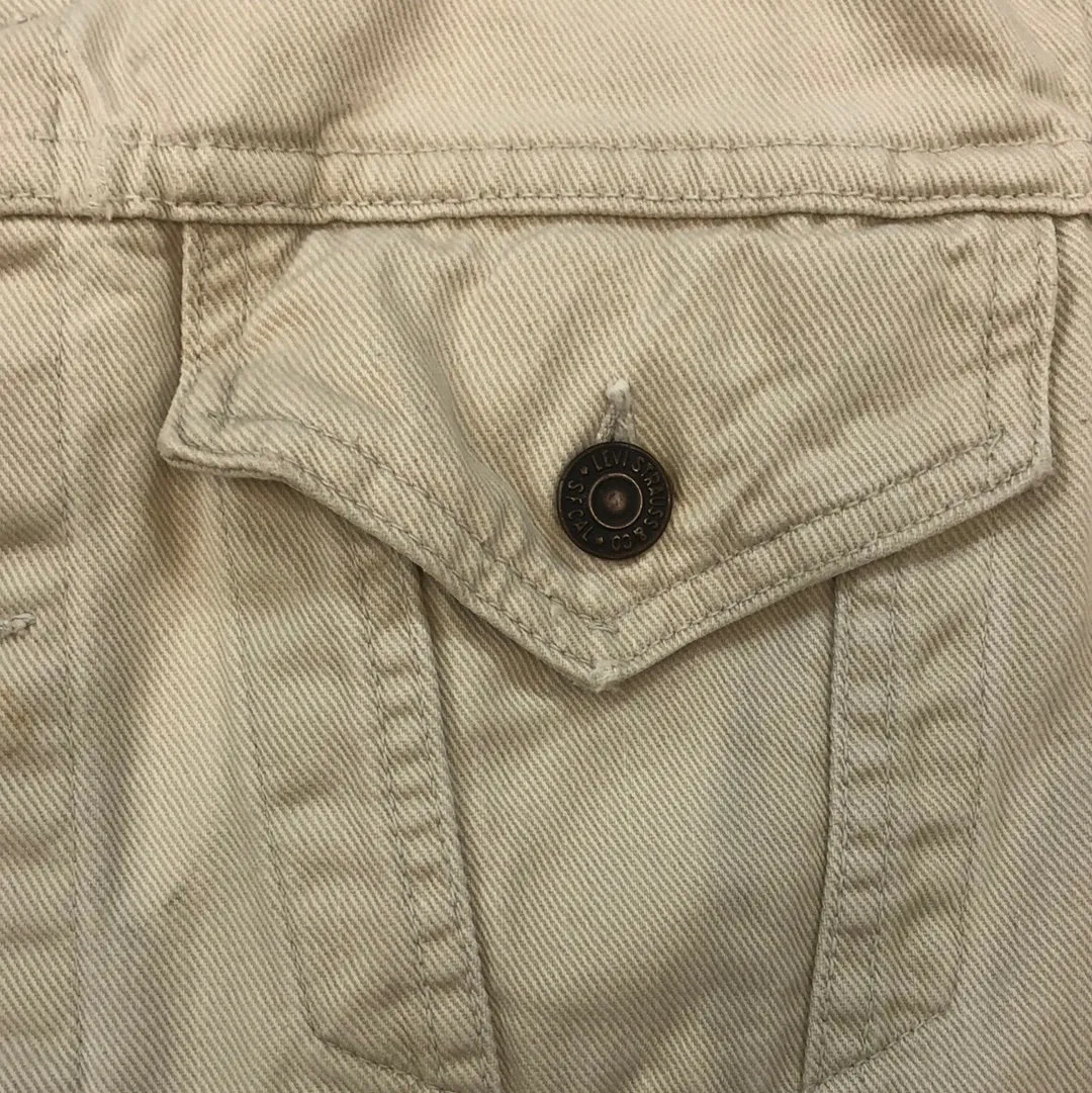Vintage Levi’s Cream Denim Jacket