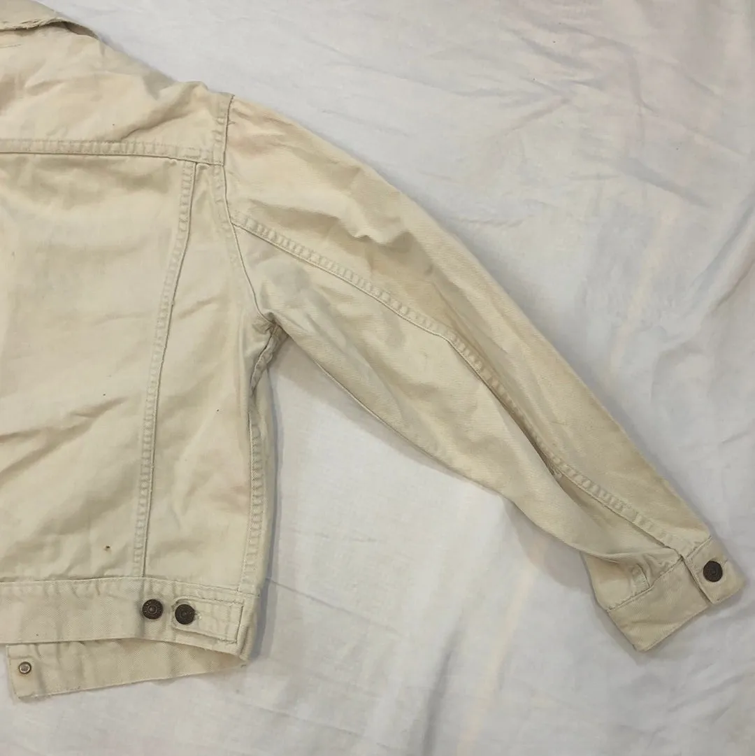 Vintage Levi’s Cream Denim Jacket