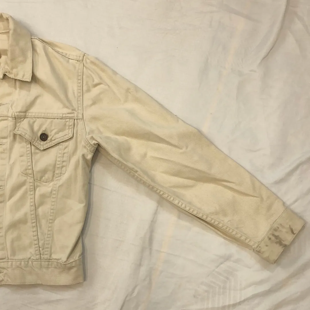 Vintage Levi’s Cream Denim Jacket