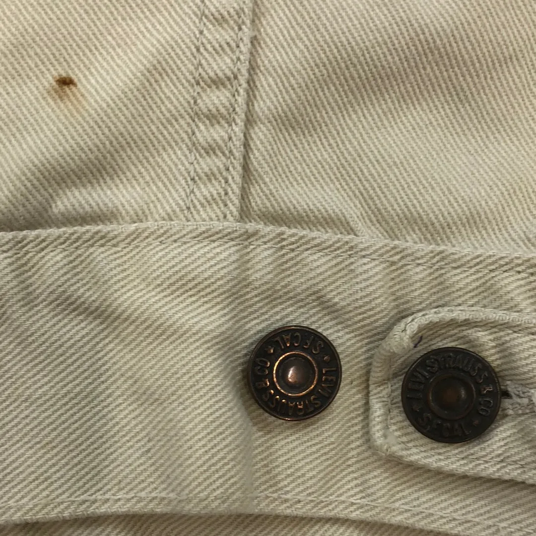 Vintage Levi’s Cream Denim Jacket