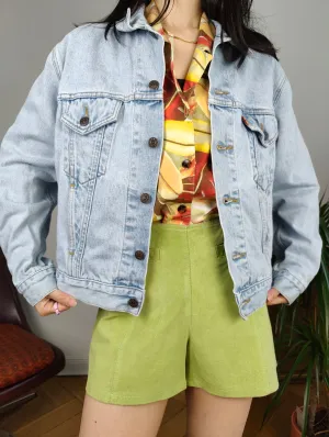 Vintage Levi´s denim jacket orange tab 70601 light blue women S