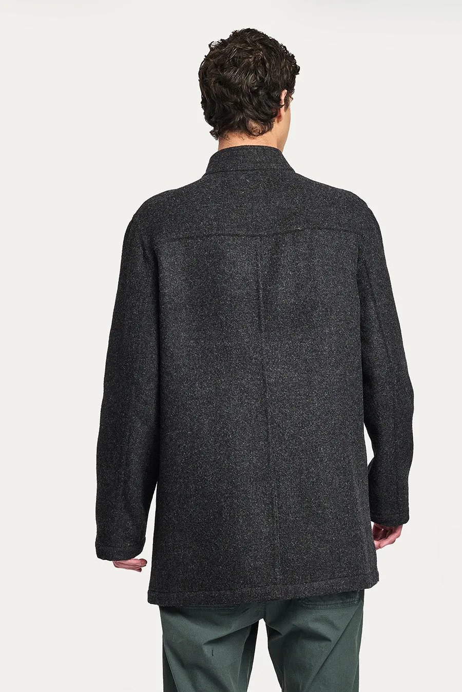 Winston Coat Baby Alpaca & Wool Color Antracite